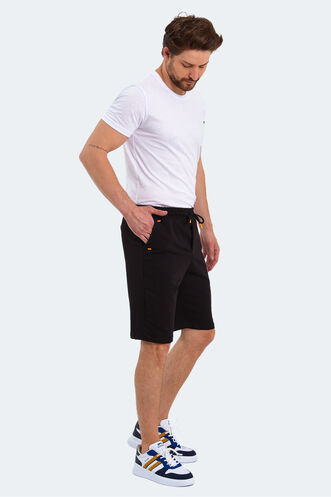 Slazenger ZAHARI Men's Shorts Black - Thumbnail