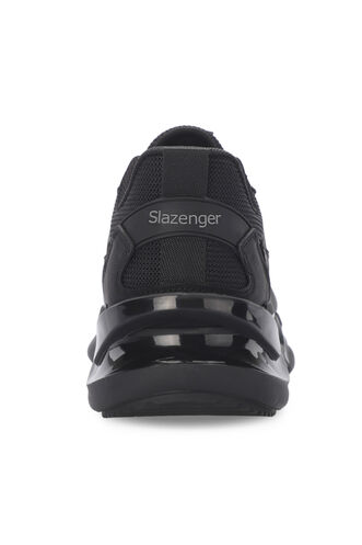 Slazenger ZALAR Erkek Sneaker Ayakkabı Siyah - Koyu Gri - Thumbnail