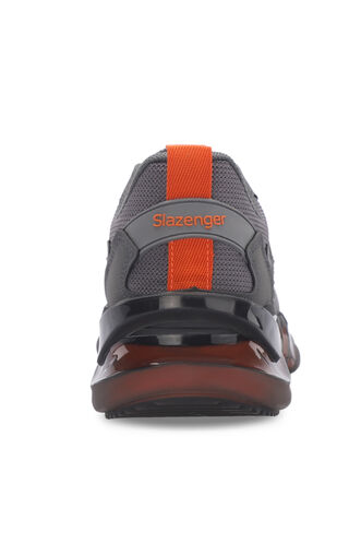 Slazenger ZALAR Men's Sneaker Shoes Dark Gray - Orange - Thumbnail