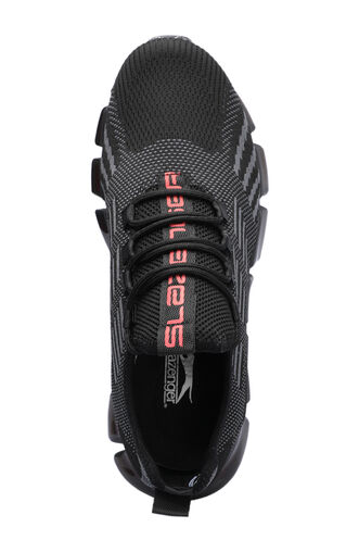 Slazenger ZANDER Sneaker Men's Shoes Black - Red - Thumbnail