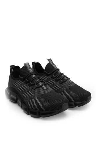 Slazenger ZANDER Sneaker Men's Shoes Black - Dark Gray - Thumbnail