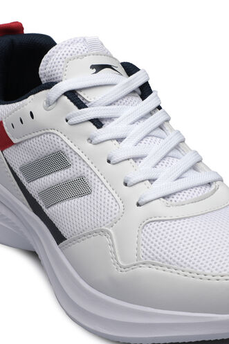 Slazenger ZAYN Men's Sneaker Shoes White - Navy - Red - Thumbnail