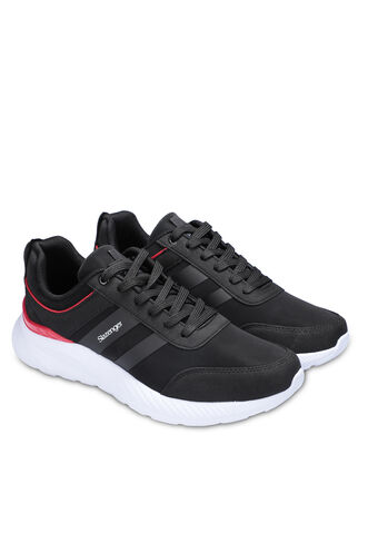 Slazenger ZEEV Sneaker Men's Shoes Black - White - Thumbnail