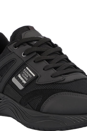 Slazenger ZEND Men's Sneaker Shoes Black - Black - Thumbnail