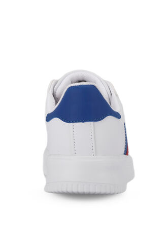 Slazenger ZENO Sneaker Men's Shoes White - Saks Blue - Thumbnail