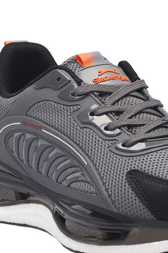 Slazenger ZEUS Men's Sneaker Shoes Dark Gray - Orange - Thumbnail