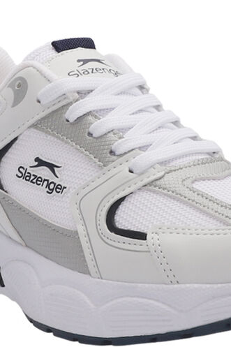 Slazenger ZEX Erkek Sneaker Ayakkabı Beyaz - Lacivert - Thumbnail