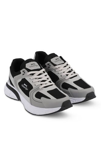 Slazenger ZEX Men's Sneaker Shoes Black - Gray - Thumbnail