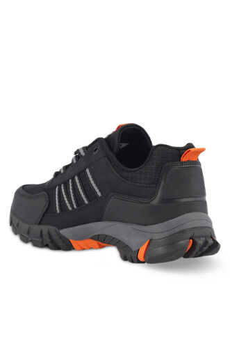 Slazenger ZEZE Men's Boot Black - Orange - Thumbnail