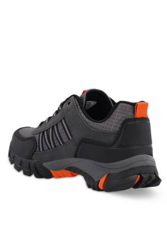 Slazenger ZEZE Men's Boots Dark Gray - Orange - Thumbnail