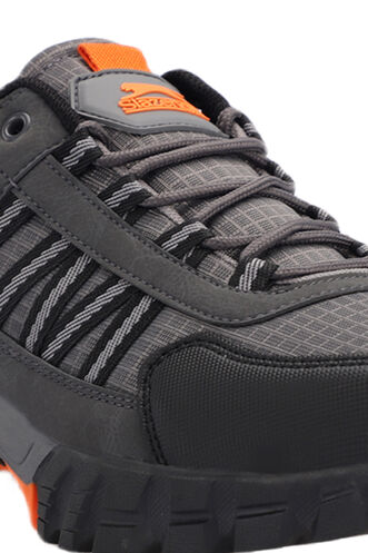 Slazenger ZEZE Men's Boots Dark Gray - Orange - Thumbnail