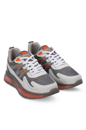 Slazenger ZIGOR Men's Sneaker Shoes Gray - Orange - Thumbnail