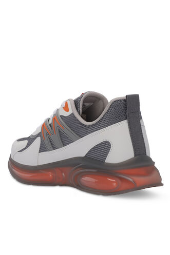 Slazenger ZIGOR Men's Sneaker Shoes Gray - Orange - Thumbnail