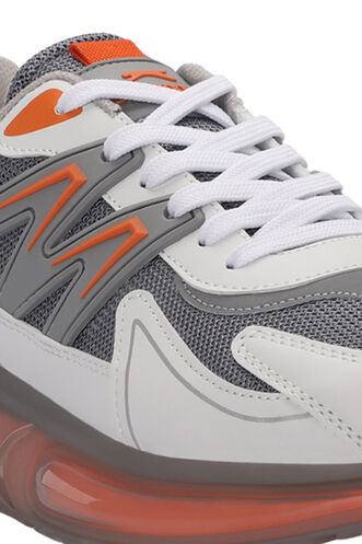 Slazenger ZIGOR Men's Sneaker Shoes Gray - Orange - Thumbnail