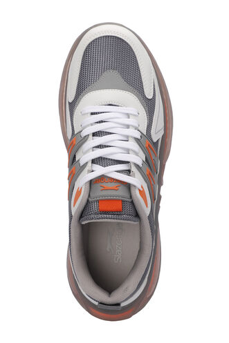 Slazenger ZIGOR Men's Sneaker Shoes Gray - Orange - Thumbnail