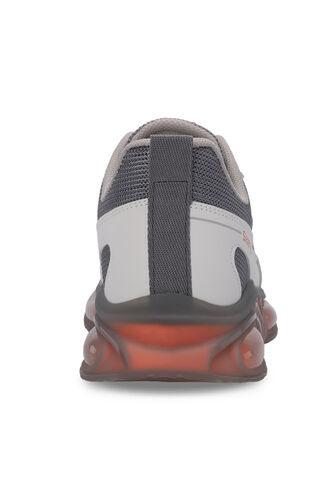 Slazenger ZIGOR Men's Sneaker Shoes Gray - Orange - Thumbnail