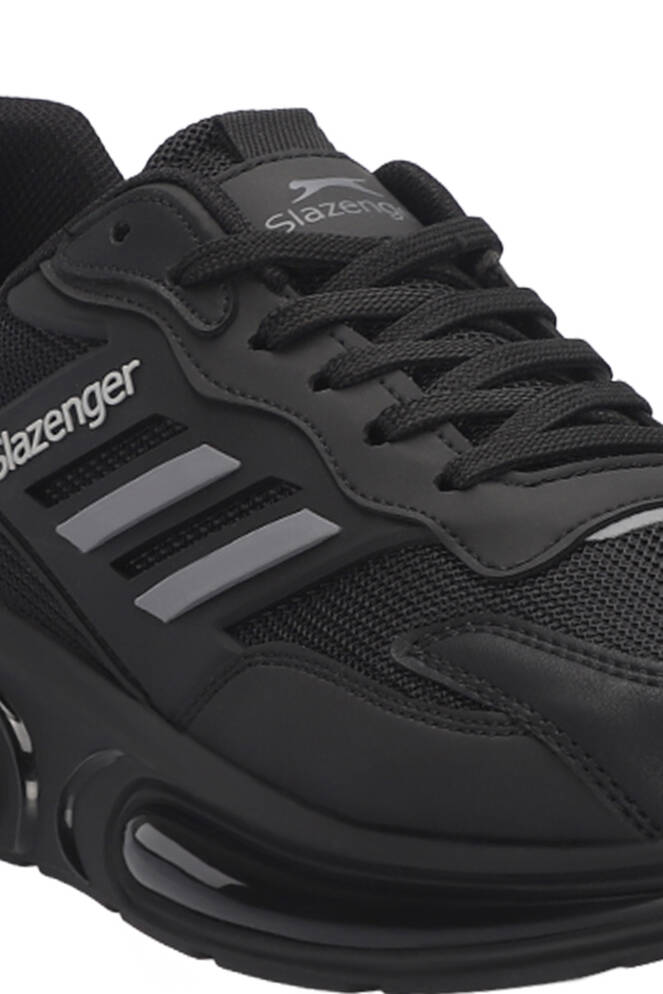 Slazenger ZION Erkek Sneaker Ayakkabıları Siyah - Koyu Gri