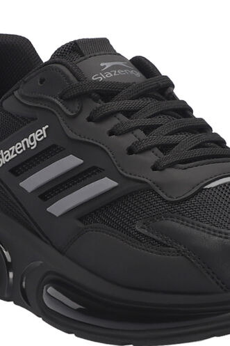 Slazenger ZION Men's Sneaker Shoes Black - Dark Gray - Thumbnail