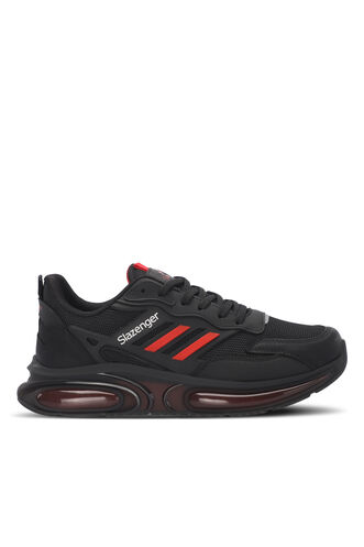 Slazenger - Slazenger ZION Men's Sneaker Shoes Black - Red