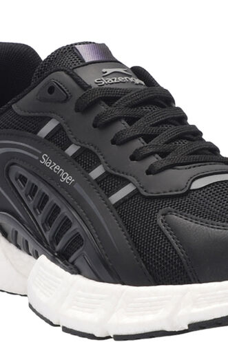 Slazenger ZIPLINE Men's Sneaker Shoes Black - Dark Gray - Thumbnail