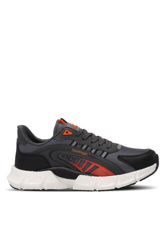 Slazenger - Slazenger ZIPLINE Men's Sneaker Shoes Dark Gray - Orange