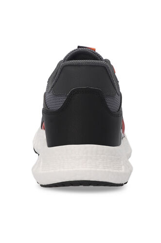 Slazenger ZIPLINE Men's Sneaker Shoes Dark Gray - Orange - Thumbnail