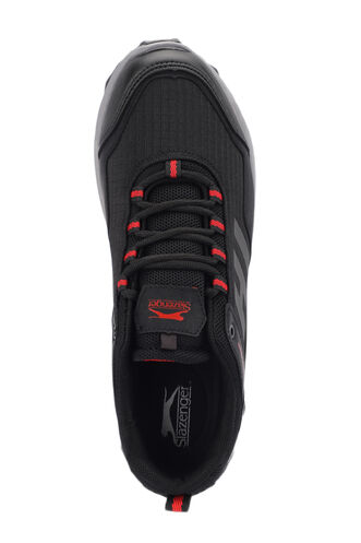 Slazenger ZUAN Men's Outdoor Shoes Black - Red - Thumbnail