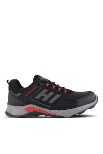 Slazenger ZUAN Men's Outdoor Shoes Black - Red - Thumbnail