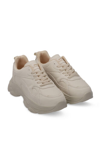 Slazenger ZUSA Women's Sneaker Shoes Beige - Thumbnail