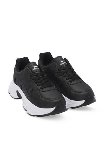 Slazenger ZUSA Women's Sneaker Shoes Black - White - Thumbnail