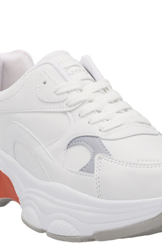 Slazenger ZUSA Women's Sneaker Shoes White - Orange - Thumbnail