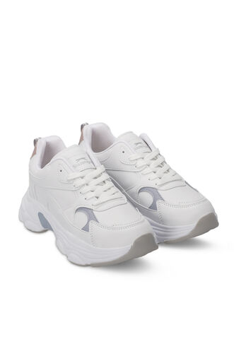 Slazenger ZUSA Women's Sneaker Shoes White - Pink - Thumbnail