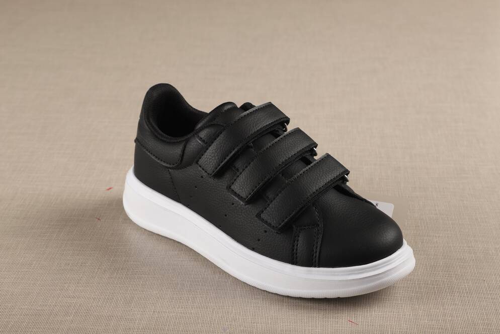 TENT F Unisex Çocuk Sneaker Siyah / Beyaz