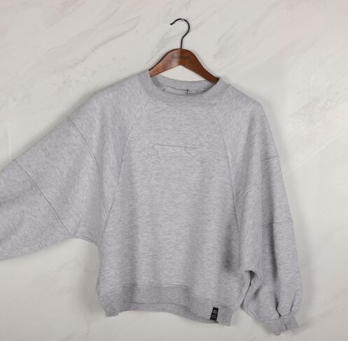 Slazenger - VIA Kadın Sweatshirt Gri