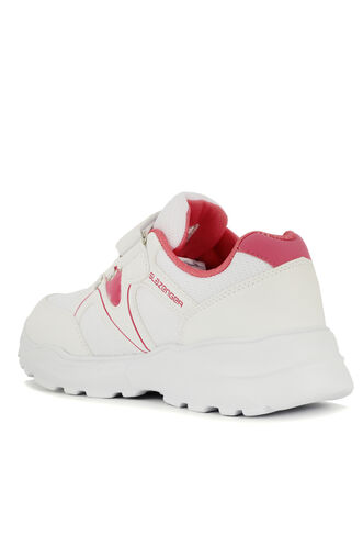Slazenger DANKO Sneaker Kız Çocuk Ayakkabı Beyaz - Fuşya - Thumbnail