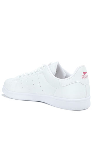 Slazenger IBTIHAJ Sneaker Kadın Ayakkabı Beyaz - Fuşya - Thumbnail