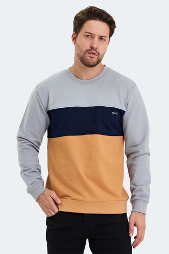 Slazenger - Slazenger KALYN Erkek Sweatshirt Gri