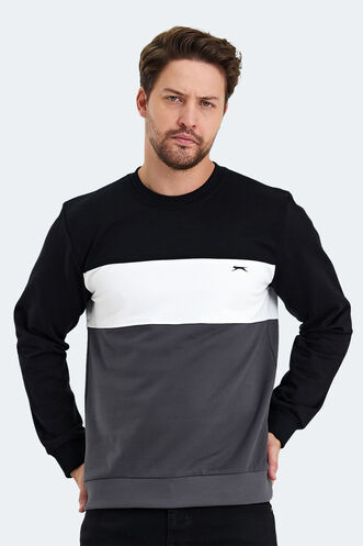 Slazenger - Slazenger KALYN Erkek Sweatshirt Siyah