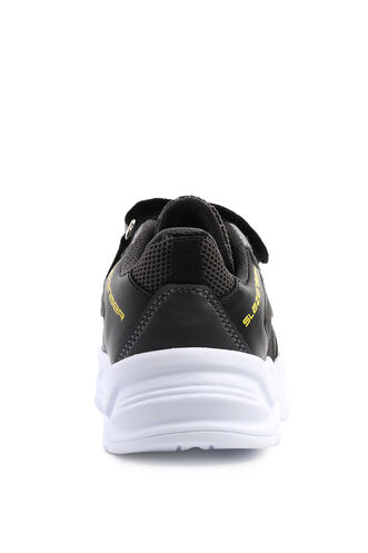 Slazenger KEVAN Sneaker Erkek Çocuk Ayakkabı Koyu Gri - Siyah - Thumbnail