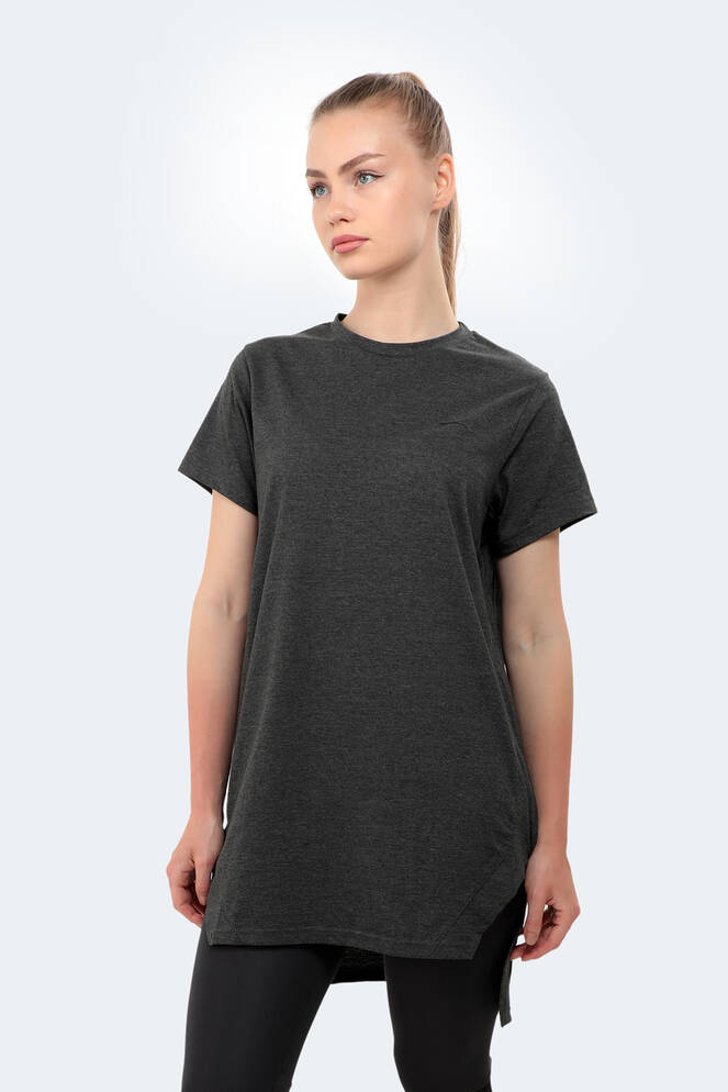 Slazenger MIDORI Kadın Kısa Kollu T-Shirt Koyu Gri