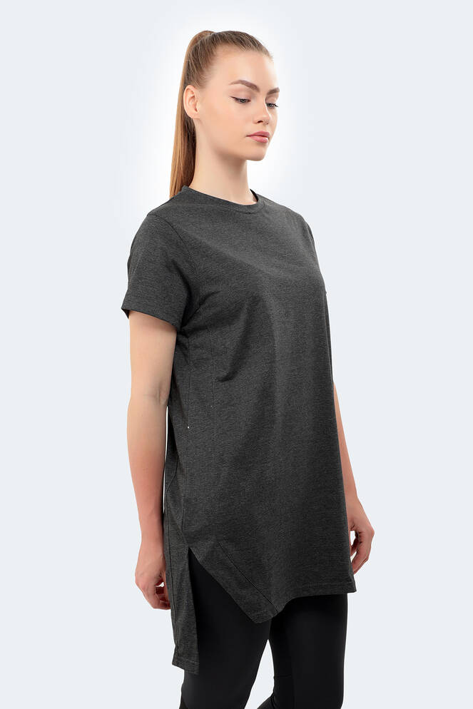 Slazenger MIDORI Kadın Kısa Kollu T-Shirt Koyu Gri