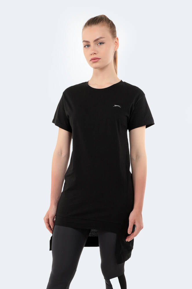 Slazenger MINATO Kadın Kısa Kollu T-Shirt Siyah