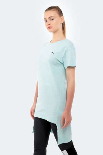 Slazenger MINATO Kadın Kısa Kollu T-Shirt Yeşil - Thumbnail