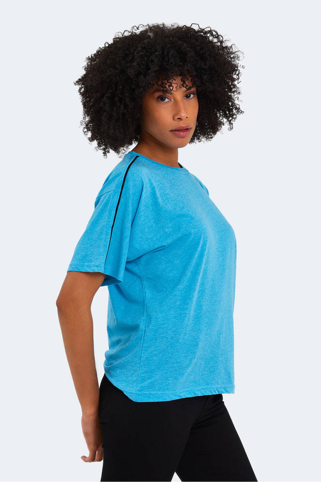 Slazenger MOYNA Kadın Kısa Kollu T-Shirt Mavi