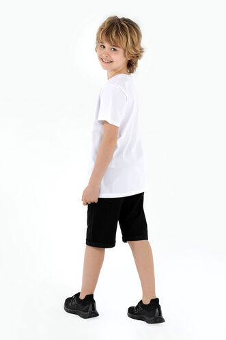 Slazenger PALLE Erkek Çocuk Kısa Kollu T-Shirt Beyaz - Thumbnail