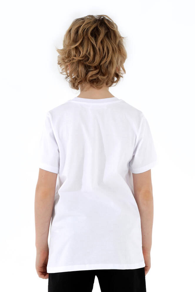 Slazenger PALLE Erkek Çocuk Kısa Kollu T-Shirt Beyaz