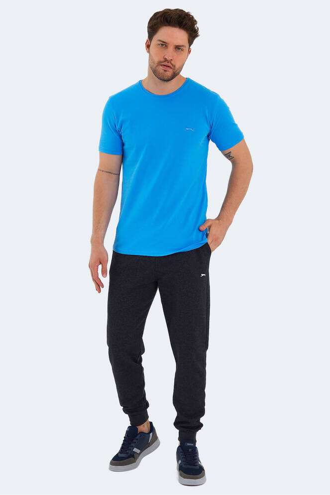 Slazenger SANNI Erkek Kısa Kollu T-Shirt Mavi