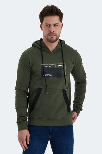 Slazenger - Slazenger VANDA Erkek Sweatshirt Haki