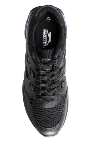 Slazenger ZERAH Sneaker Kadın Ayakkabı Siyah - Siyah - Thumbnail